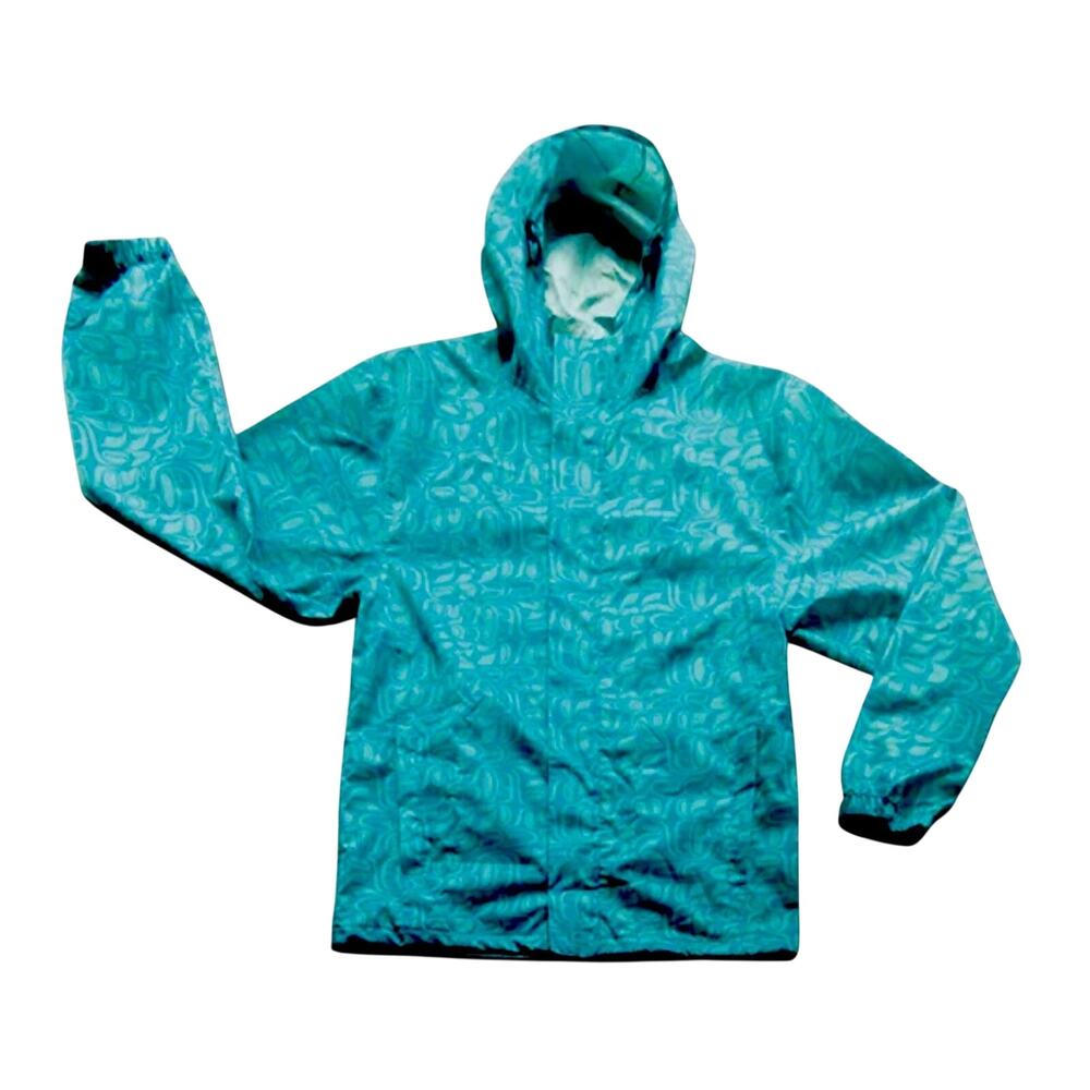 Native Apparel Teal Windbreaker Waterproof Windproof seam Sealed Women’s L/XL